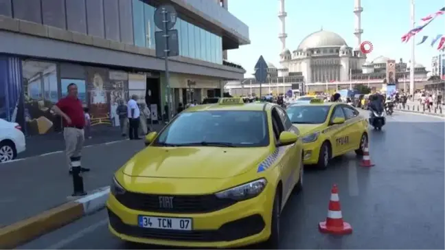 Beyoğlu ve Şişli'de Yolcu Seçen Taksicilere Para Cezası