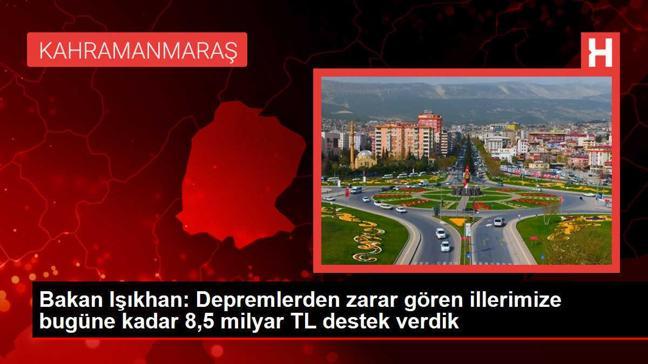 Depremlerde zarar gören illere 8,5 milyar TL destek