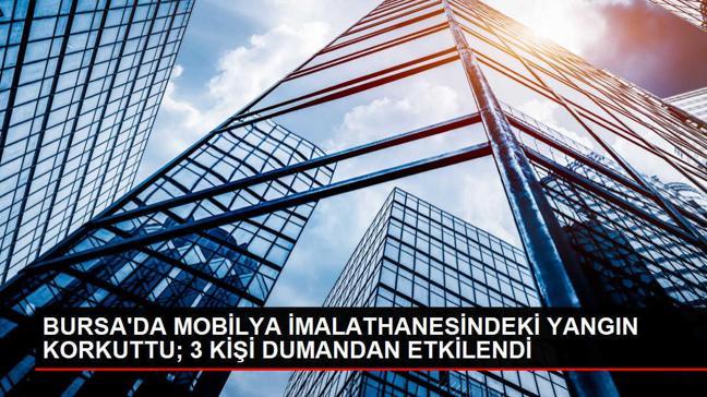 Orhangazi'de Mobilya İmalathanesinde Yangın