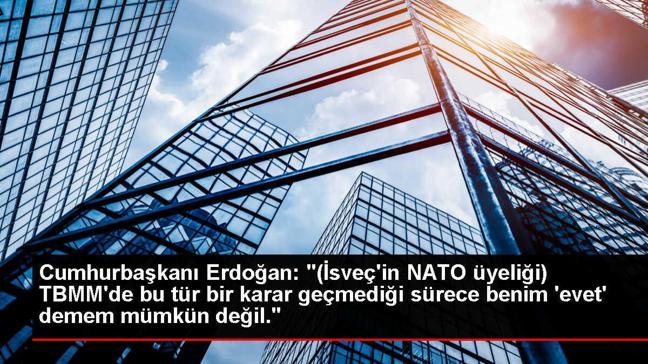 Cumhurbaşkanı Erdoğan: