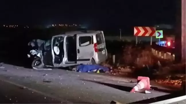 Gaziantep'te Yol Yapım Şantiyesine Araç Çarptı: 1 Ölü, 3 Yaralı