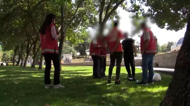 Kayseri'de 16 kişi yakalandı, 4 çocuk ailelerine teslim edildi