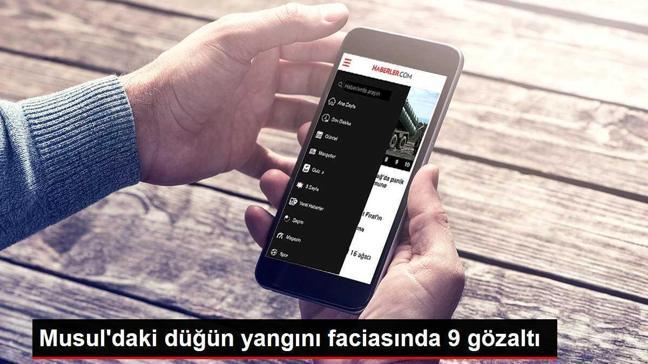 Musul'daki düğün yangını faciasında 9 gözaltı