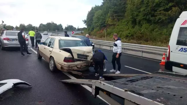 Zonguldak-Ereğli Yolunda Zincirleme Trafik Kazası: 1 Yaralı
