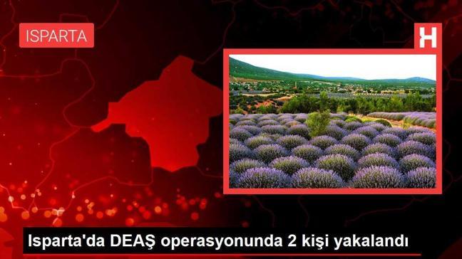 Isparta'da DEAŞ operasyonunda 2 kişi yakalandı