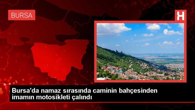 Bursa'da Cami Bahçesinde İmama Ait Motosiklet Çalındı