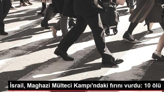 İsrail, Maghazi Mülteci Kampı'ndaki fırını vurdu: 10 ölü