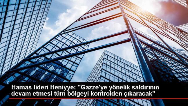 Hamas lideri Gazze'ye yönelik saldırıların sonuçları konusunda uyardı