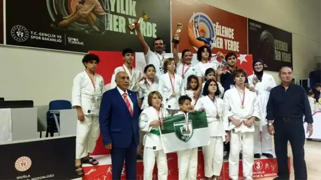 Bodrumspor Muğla'da düzenlenen judo turnuvasında dereceyle döndü