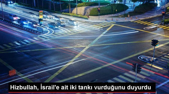 Hizbullah İsrail'e ait 2 tankı vurdu