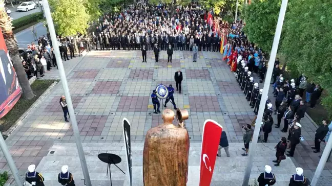 Atatürk'ün ölüm yıl dönümü Ortaca'da törenlerle anıldı