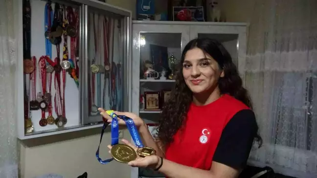 Tokat'ta Dünya Şampiyonu Nesrin Baş'ın Olimpiyat Hedefi