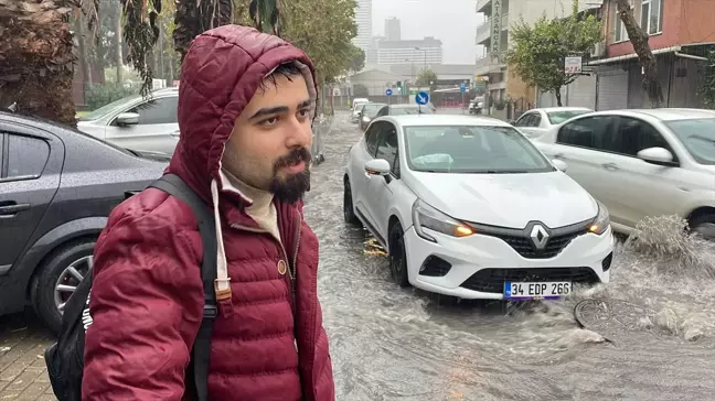 İzmir'de Şiddetli Sağanak ve Fırtına Sonucu Su Baskınları ve Ulaşım Aksamaları Yaşandı