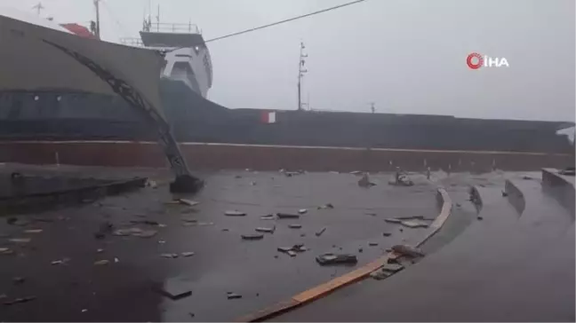 Zonguldak'ta gemi karaya oturdu, mürettebat tahliye ediliyor