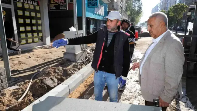 Afyonkarahisar Belediyesi Kent Merkezinde Üst Yapı Çalışmalarına Devam Ediyor