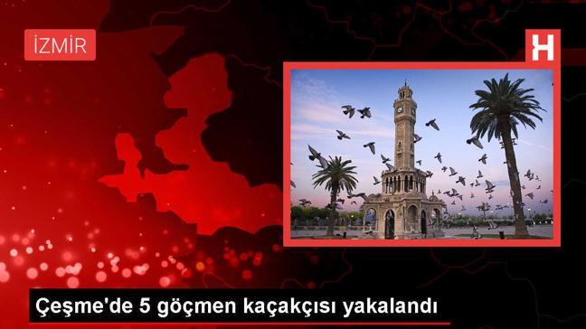 Çeşme'de Göçmen Kaçakçılığı Operasyonu: 5 Gözaltı
