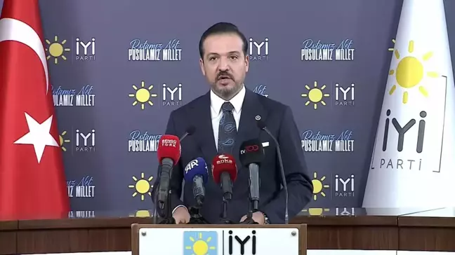 İyi Parti Sözcüsü Zorlu: 