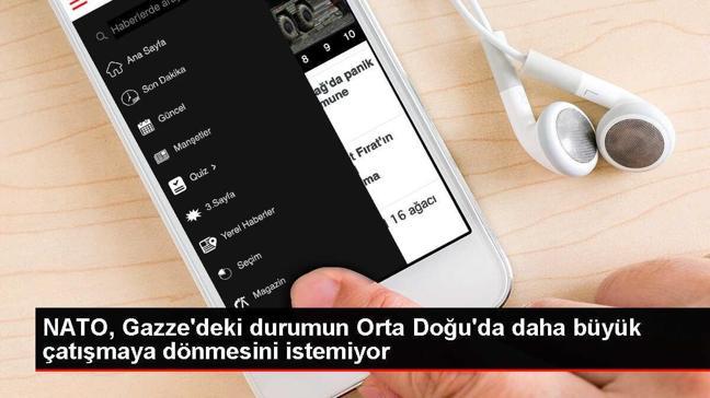 NATO Genel Sekreteri Gazze'deki Çatışmanın Bölgesel Çatışmaya Dönüşmesini İstemiyor