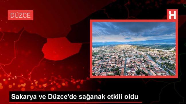 Sakarya ve Düzce'de sağanak yağışlar hayatı olumsuz etkiledi