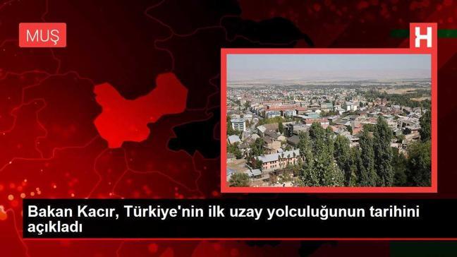 Bakan Kacır, Türkiye'nin ilk uzay yolculuğunun tarihini açıkladı