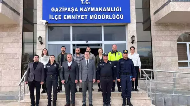 Gazipaşa'da Asayiş ve Trafik Durumu Toplantısı Gerçekleştirildi