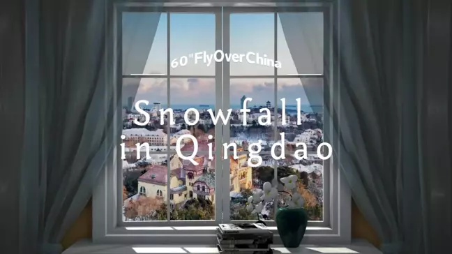 Çin'in Doğusundaki Qingdao Kentinden Etkileyici Kar Manzaraları