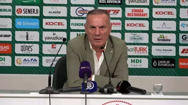 Giresunspor, Teknik Direktör Mehmet Birinci ile Yollarını Ayırdı