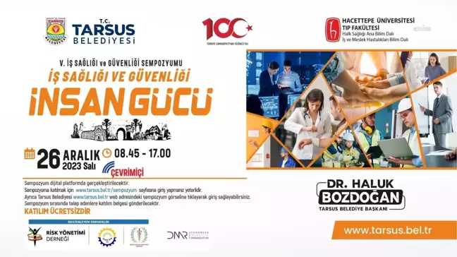 Tarsus Belediyesi İş Sağlığı ve Güvenliği Sempozyumu Düzenliyor