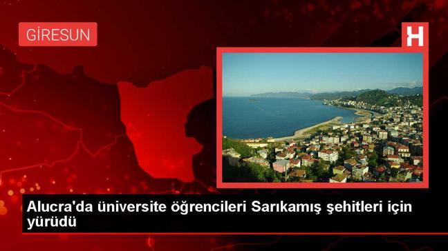 Giresun Alucra'da Sarıkamış Şehitlerini Anma Yürüyüşü Düzenlendi