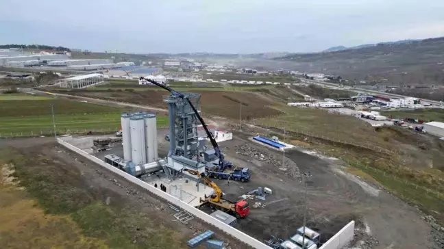 Samsun Büyükşehir Belediyesi Yeni Asfalt Üretim Tesisi Kuruyor