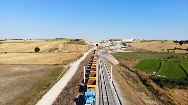 Halkalı-Kapıkule Demir Yolu Projesi'nde Edirne kısmının Haziran ayına kadar bitirilmesi planlanıyor