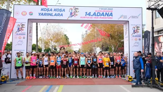 Adana Kurtuluş Yarı Maratonu'nda Kenya'dan birincilik