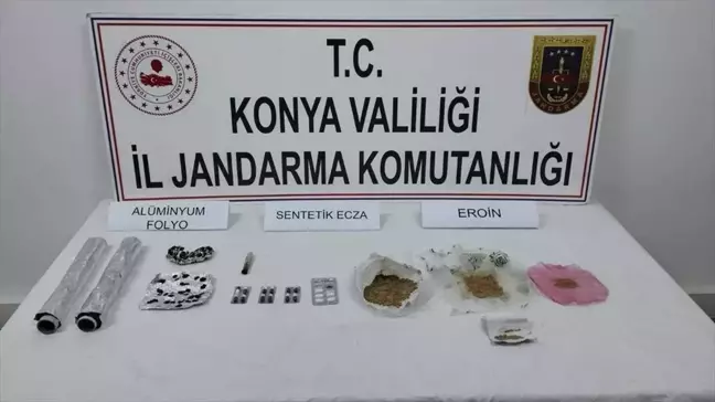 Konya'da Uyuşturucu Operasyonunda 3 Zanlı Tutuklandı