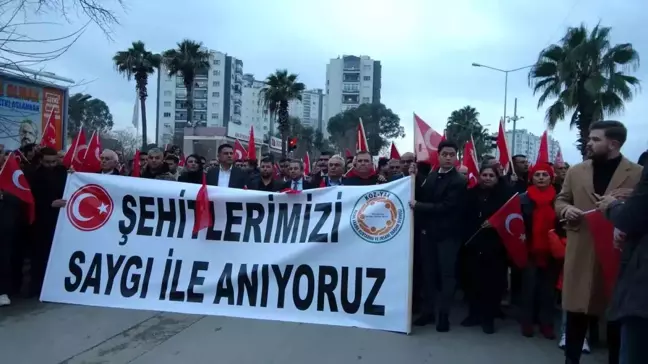 Binlerce Kozanlı şehitler için sokaklara döküldü