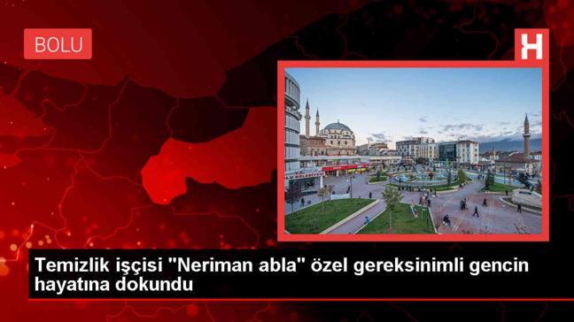 Özel Gereksinimli Genç, Temizlik İşçisiyle Gönüllü Olarak Çalışıyor