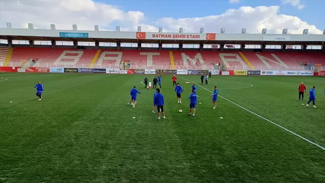 TPAO Batman Petrolspor, Ergene Velimeşespor maçı için hazırlıklarını sürdürüyor