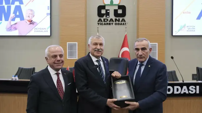 Adana Büyükşehir Belediye Başkanı Zeydan Karalar, Adana Ticaret Odası Meclis Toplantısı'na katıldı
