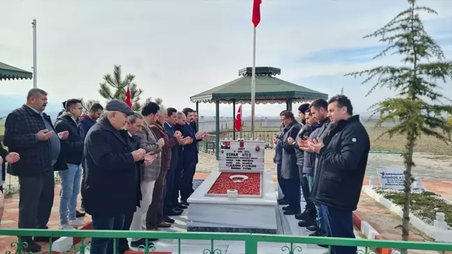 Şehit Piyade Uzman Çavuş Osman Ateş, Tokat'ta kabri başında anıldı