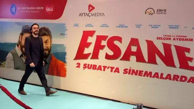 Selçuk Aydemir'in yönettiği 'Efsane' filminin galası Çorum'da yapıldı