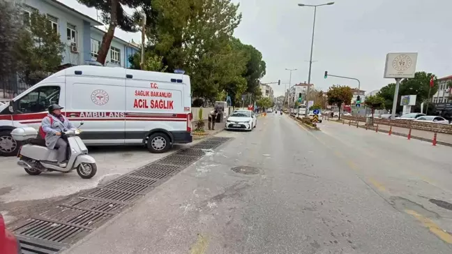 Aydın'da motosiklet ile otomobil çarpıştı: 1 yaralı