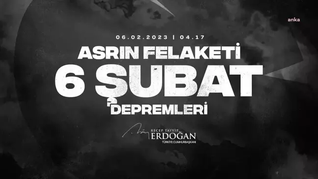Erdoğan, Kahramanmaraş depremi yıl dönümünde anma mesajı yayınladı
