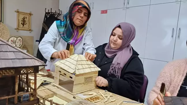 Yağlıdere'de Halk Eğitim Merkezi'nde Serender Maketi Kursu