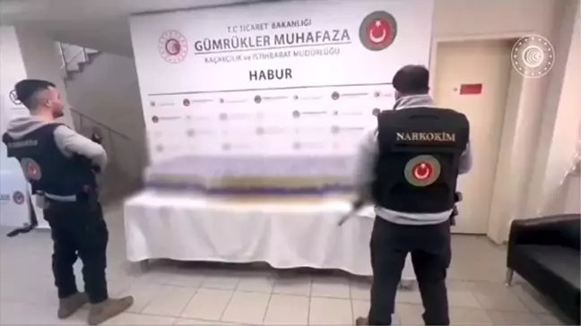 Habur Sınır Kapısı'nda 345 Kilo Metamfetamin Ele Geçirildi