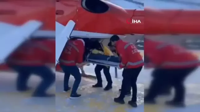 Van'da 58 yaşındaki hasta için helikopter havalandı