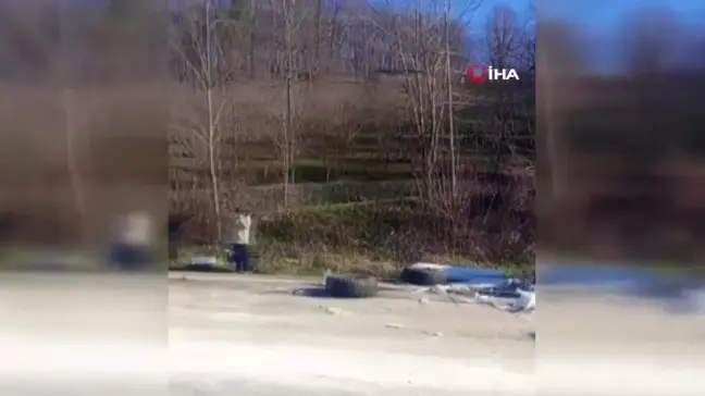 Ordu'da kamyonet takla attı: 1 ölü, 3 yaralı