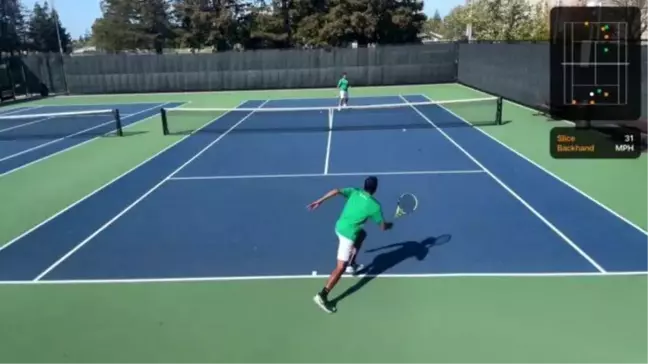 Apple Watch ve iPhone için geliştirilen yapay zeka destekli SwingVision uygulaması