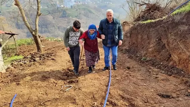 İshaklı Köyü'nde 40 Yıllık Yol Hayali Gerçekleşti