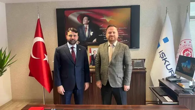 AK Parti Karabük Milletvekili Cem Şahin İŞKUR İl Müdürü'nü ziyaret etti