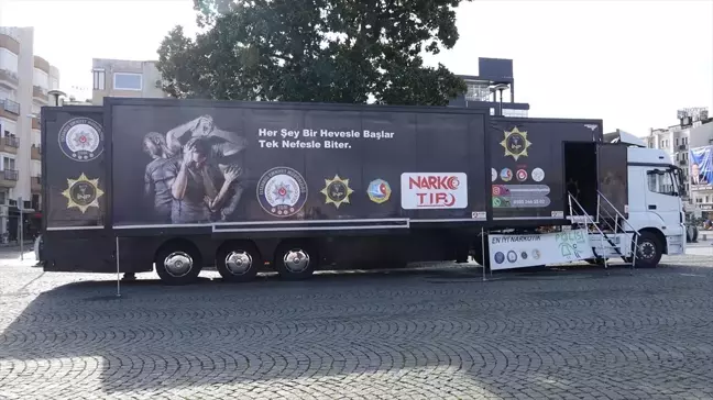 Çanakkale'ye getirilen Narko Tır ziyarete açıldı