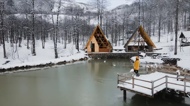 Rize, Trabzon ve Artvin Yaylaları Karla Kaplandı
